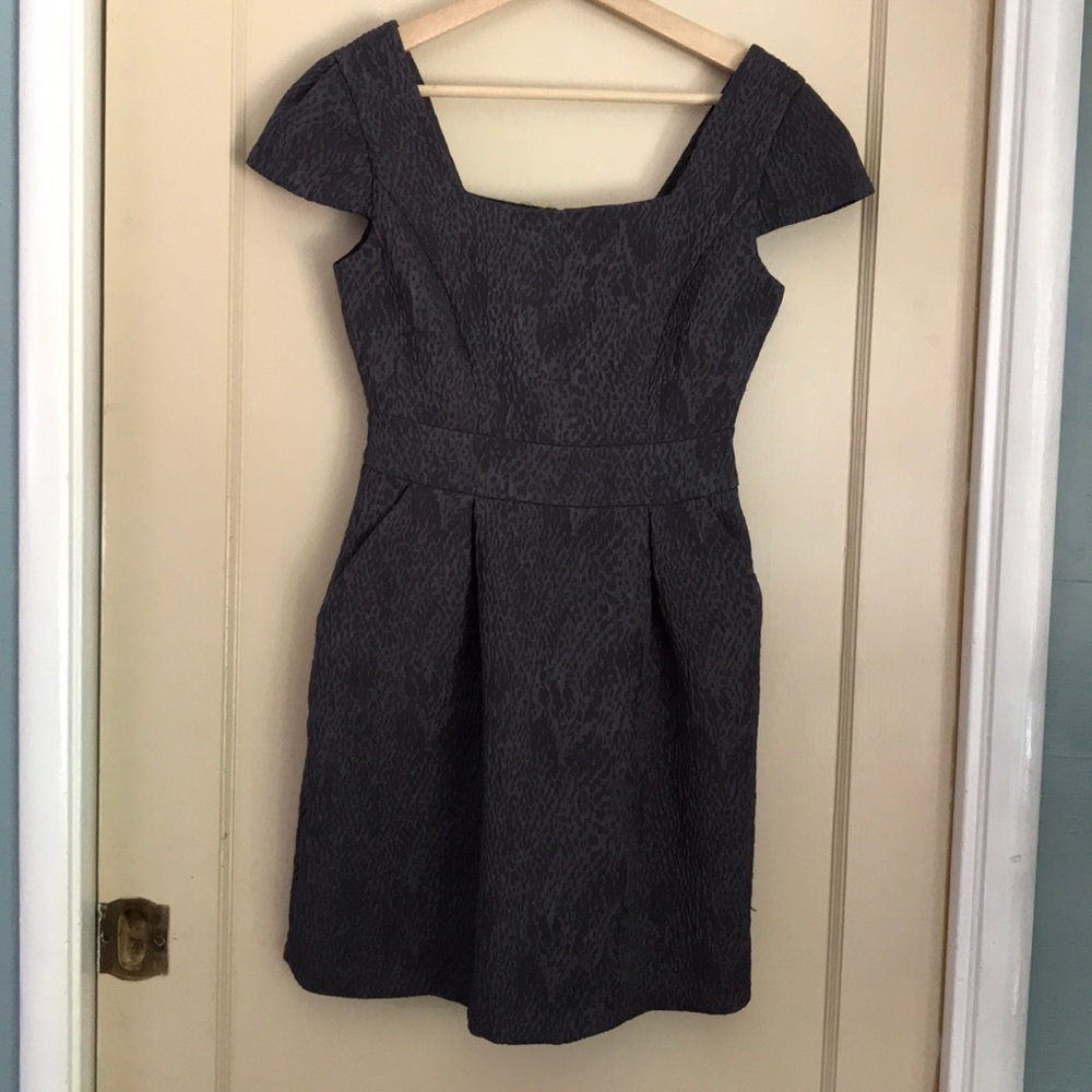 BCBGeneration textured gray dress